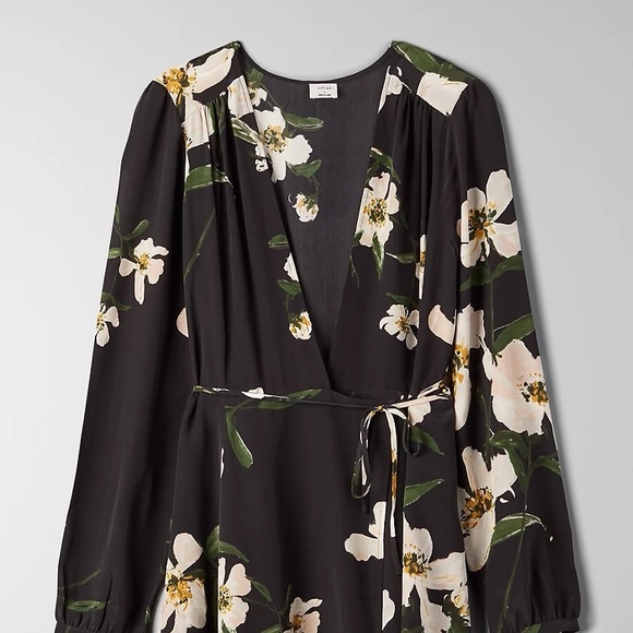 Aritzia Wilfred Diane silk dress from Aritzia. 100% silk. Never worn. - Picture 3 of 4